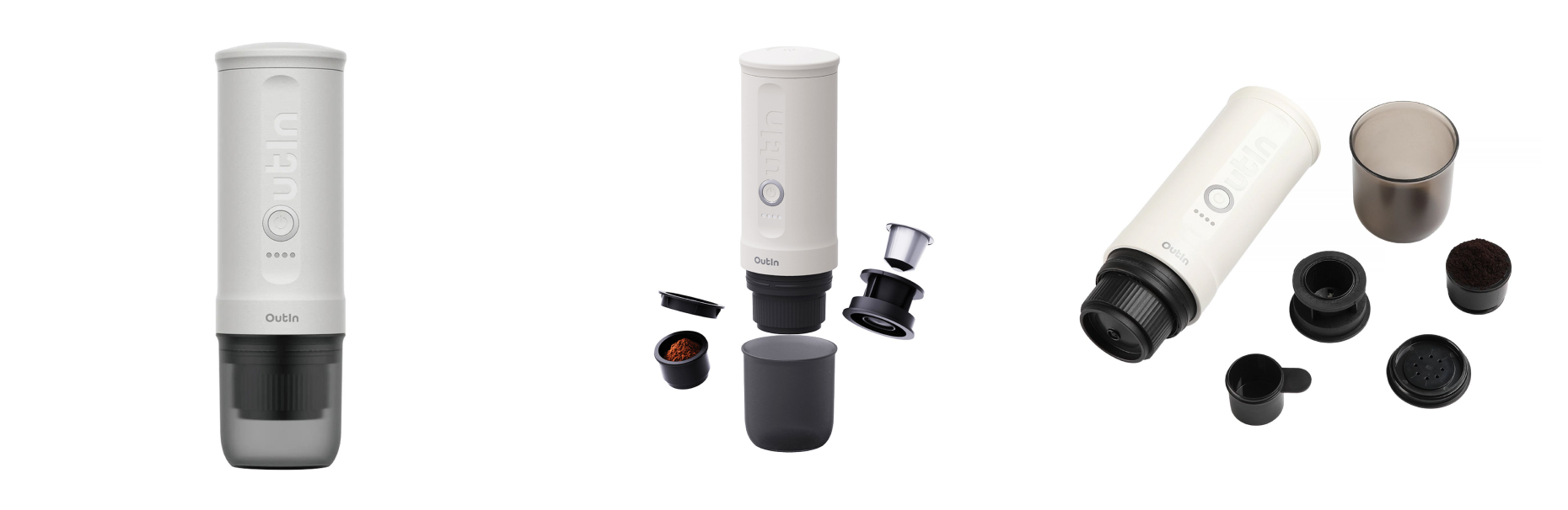 Outin - Nano Espresso Maker Pearl White